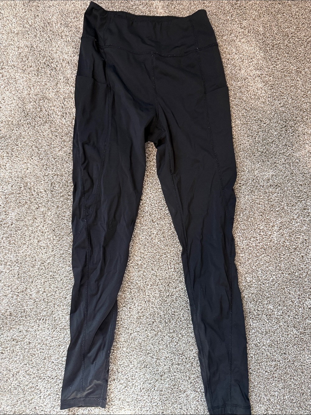 Mix No. 6 Black High-Waist Full-Length Leggings